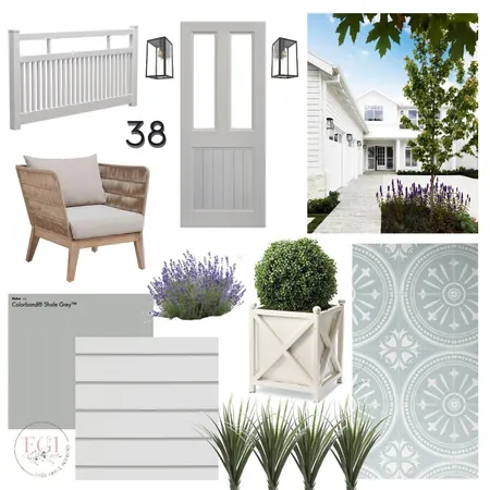 Australian Hamptons Facade Interior Design Mood Board by Eliza Grace Interiors on Style Sourcebook