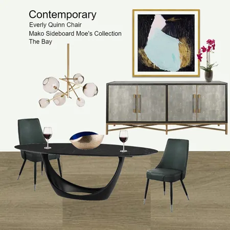 Dining Room Interior Design Mood Board by dorothy on Style Sourcebook