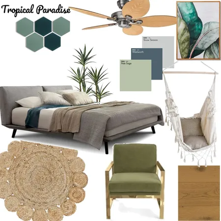 Tropical mood board Interior Design Mood Board by Taniibabe on Style Sourcebook