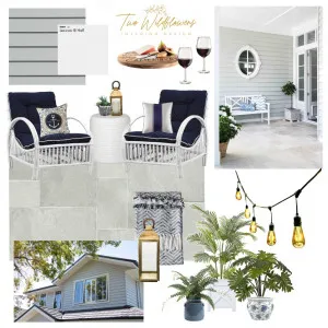 Hamptons Courtyard Interior Design Mood Board by Two Wildflowers on Style Sourcebook