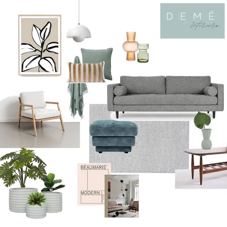 Chelsea Sitting Room Interior Design Mood Board by Demé Interiors on Style Sourcebook