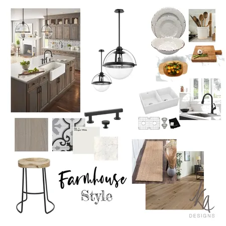 Modern Farmhouse Interior Design Mood Board by lincolnrenovations on Style Sourcebook