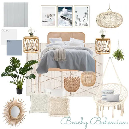 Beachy Bohemian Interior Design Mood Board by ajlreyes17 on Style Sourcebook