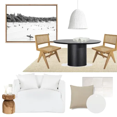 Byron Bay Living room Interior Design Mood Board by Vienna Rose Interiors on Style Sourcebook