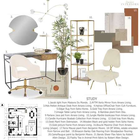 Sarah Heard Interiors - Study Interior Design Mood Board by sarahkheard on Style Sourcebook