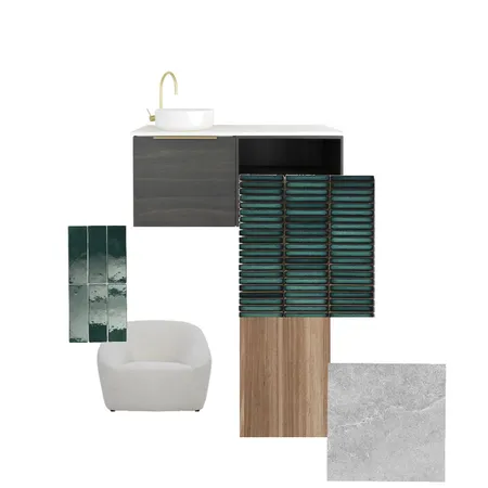 Bathroom 1 Interior Design Mood Board by Annaseeit on Style Sourcebook