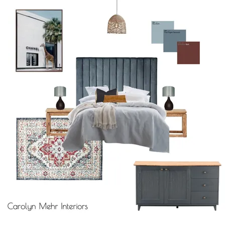 Master Bedroom Interior Design Mood Board by Carolyn Mehr Interiors on Style Sourcebook
