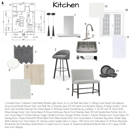 Sample Board 1(2) - Kitchen Interior Design Mood Board by Simply Preeti on Style Sourcebook