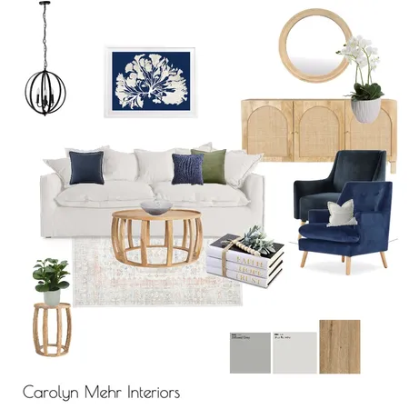 Hamptons living Interior Design Mood Board by Carolyn Mehr Interiors on Style Sourcebook