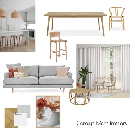 Coastal Living/Dining Interior Design Mood Board by Carolyn Mehr Interiors on Style Sourcebook