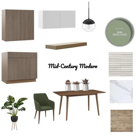 mid century modern kitchen project Interior Design Mood Board by alinaprotsgraves on Style Sourcebook