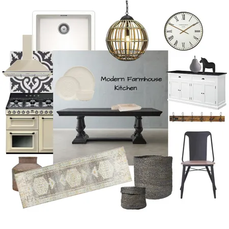 Modern Farmhouse Interior Design Mood Board by BiancaD on Style Sourcebook