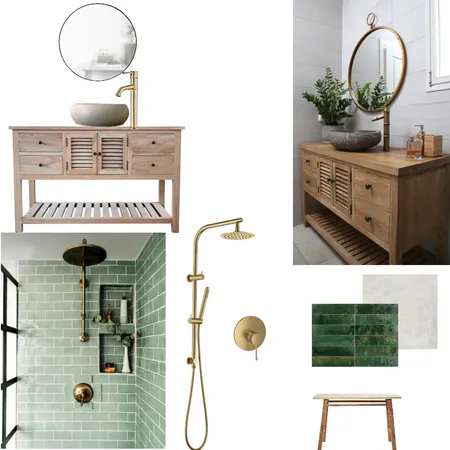 Vintage bathroom Interior Design Mood Board by gal ben moshe on Style Sourcebook