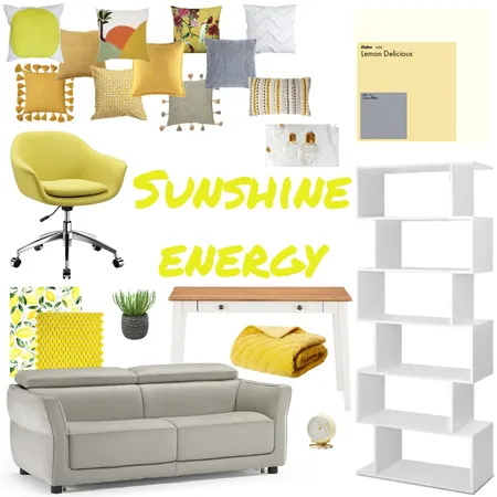 Sunshine Energy Interior Design Mood Board by LinCatt on Style Sourcebook