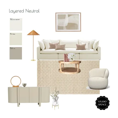 Layered Neutral Interior Design Mood Board by studio spence on Style Sourcebook