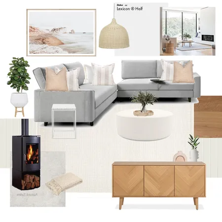 Modern Earthy Living Room Interior Design Mood Board by Hails11 on Style Sourcebook