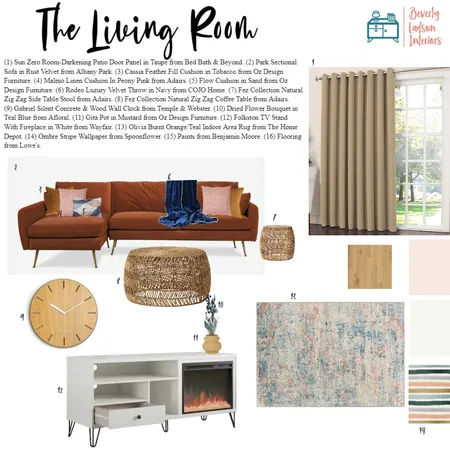 IDI Living Room Interior Design Mood Board by Beverly Ladson on Style Sourcebook