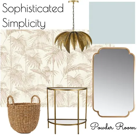 Sophisticated Simplicity Powder Room Interior Design Mood Board by RLInteriors on Style Sourcebook