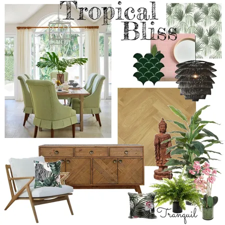 Tropical Moodboard Alterntive Interior Design Mood Board by Debbie Anne on Style Sourcebook