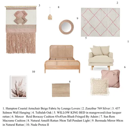 Rattan living Interior Design Mood Board by Catherine Hotton on Style Sourcebook