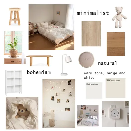 minimal bedroom Interior Design Mood Board by dal on Style Sourcebook