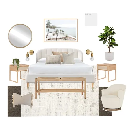 Earthy Coastal Bedroom 2 Interior Design Mood Board by Hails11 on Style Sourcebook