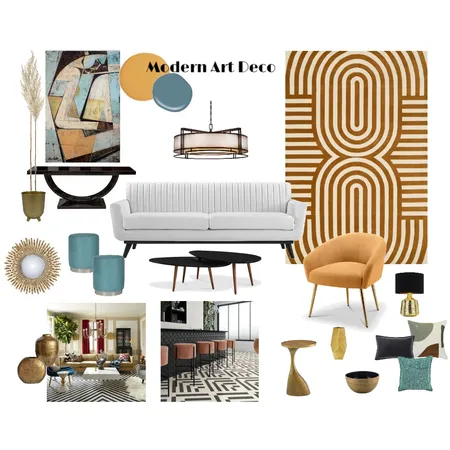 Art Deco 2 Interior Design Mood Board by layoung10 on Style Sourcebook