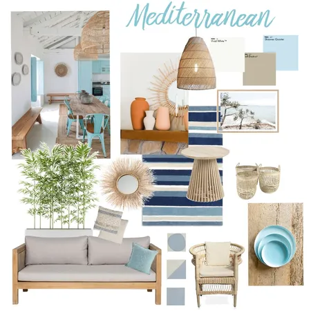 Mediterranean Interior Design Mood Board by Manuela Cacace on Style Sourcebook