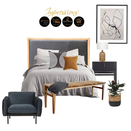 Porecca bedroom Interior Design Mood Board by Christine Mills on Style Sourcebook