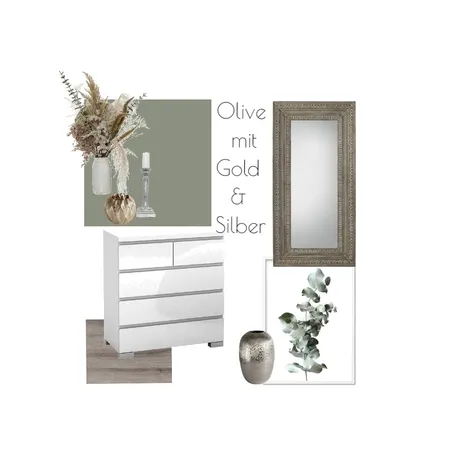 Eingang Olive Gold Silber Interior Design Mood Board by RiederBeatrice on Style Sourcebook