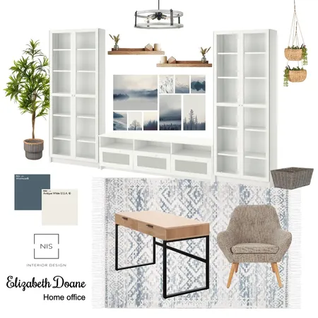 Elizabeth Doane - Home Office Interior Design Mood Board by Nis Interiors on Style Sourcebook