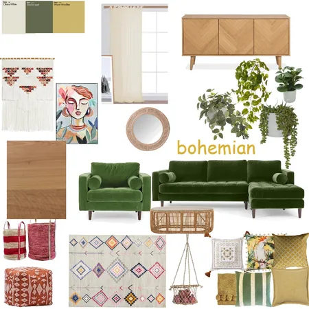 boho2 Interior Design Mood Board by ntombizodwa on Style Sourcebook