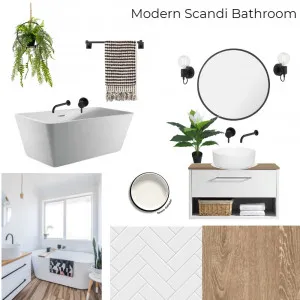 Modern Scandi Bathroom Interior Design Mood Board by Joanne Marie Interiors on Style Sourcebook