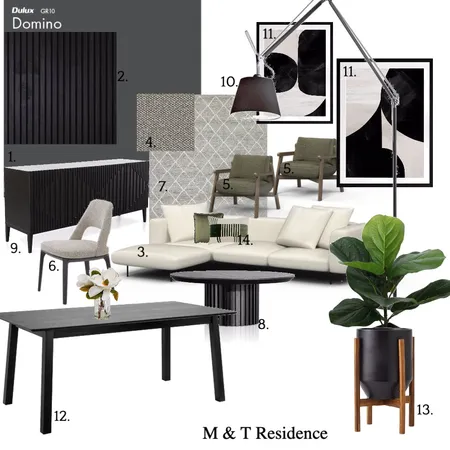 M & T  Residence Interior Design Mood Board by Viki on Style Sourcebook