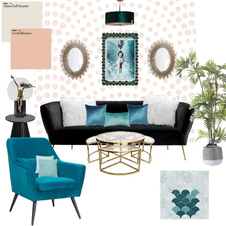 hollywood glam Interior Design Mood Board by TARANA on Style Sourcebook