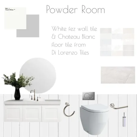 Ainsley Powder Room Interior Design Mood Board by Ledonna on Style Sourcebook