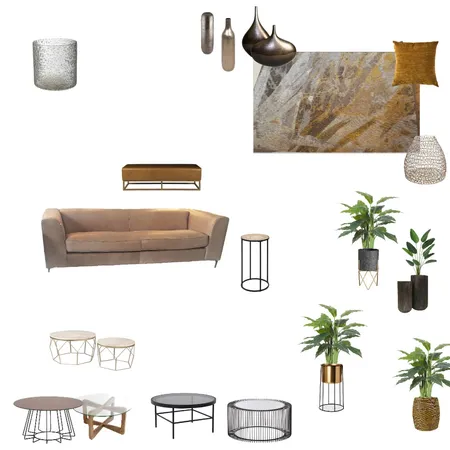 Living room grey/mustard tone Interior Design Mood Board by genief2 on Style Sourcebook