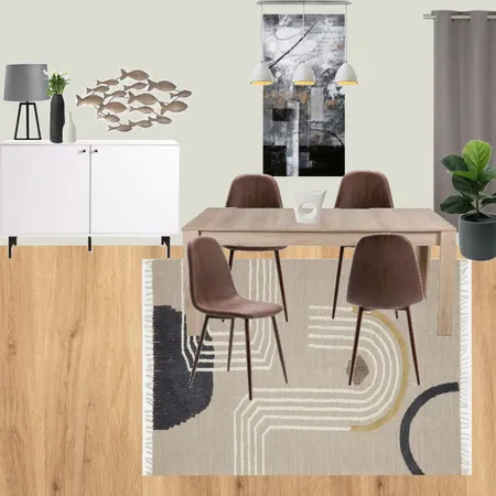 D17- DINING ROOM - CONTEMPORARY - NEUTRAL BROWN Interior Design Mood Board by Taryn on Style Sourcebook