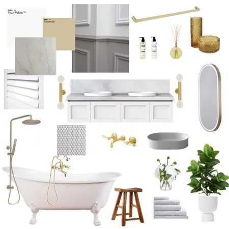 bathroom Interior Design Mood Board by LaineyGray on Style Sourcebook