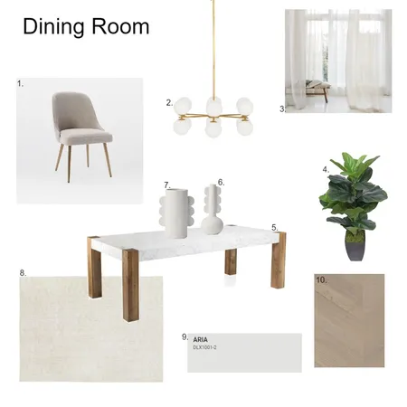 module 9  dining room Interior Design Mood Board by jessazzi on Style Sourcebook