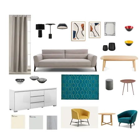 Living 1 Interior Design Mood Board by forester on Style Sourcebook