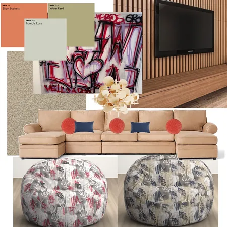 Kate Sinnett Basement Moodboard Interior Design Mood Board by A Hart Doering on Style Sourcebook