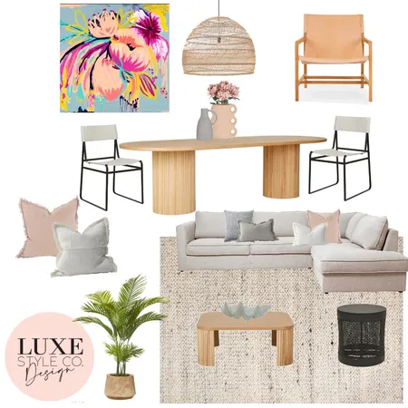 Contemporary Coastal Interior Design Mood Board by Luxe Style Co. on Style Sourcebook