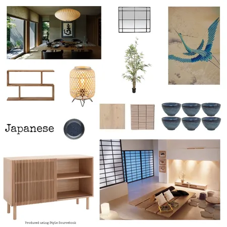 Assignment 3 - Japanese Interior Design Mood Board by Courtney Bell on Style Sourcebook