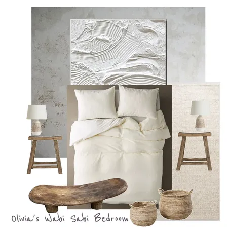 Olivia's Wabi Sabi Bedroom Interior Design Mood Board by Alexandria Zamora on Style Sourcebook