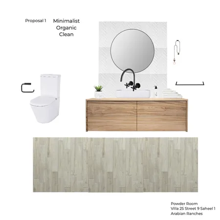 Yoko's powder room - white and wood Interior Design Mood Board by MarissaGOF on Style Sourcebook