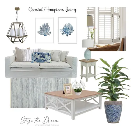 Coastal Hamptons Interior Design Mood Board by Stage The Dream on Style Sourcebook