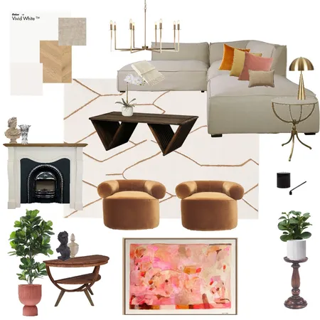 Mod 9 Living room Interior Design Mood Board by LaineyGray on Style Sourcebook