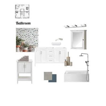 BATHROOM Interior Design Mood Board by LucyDowtin on Style Sourcebook
