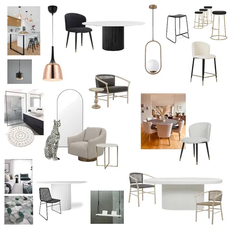 Ramona dining lounge Interior Design Mood Board by Little Design Studio on Style Sourcebook